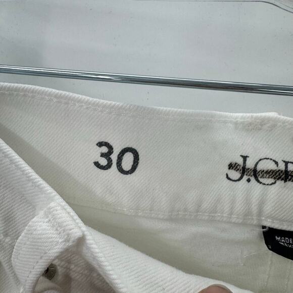 J. Crew Full-Length Slim Fit Wide-Leg Jeans in Denim White Size 30 NWT - Picture 15 of 16